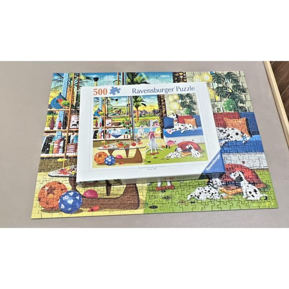Ravensburger dogs dalmatians Pets of Palm Springs 500 pieces Puzzle Complete - Picture 2 of 6